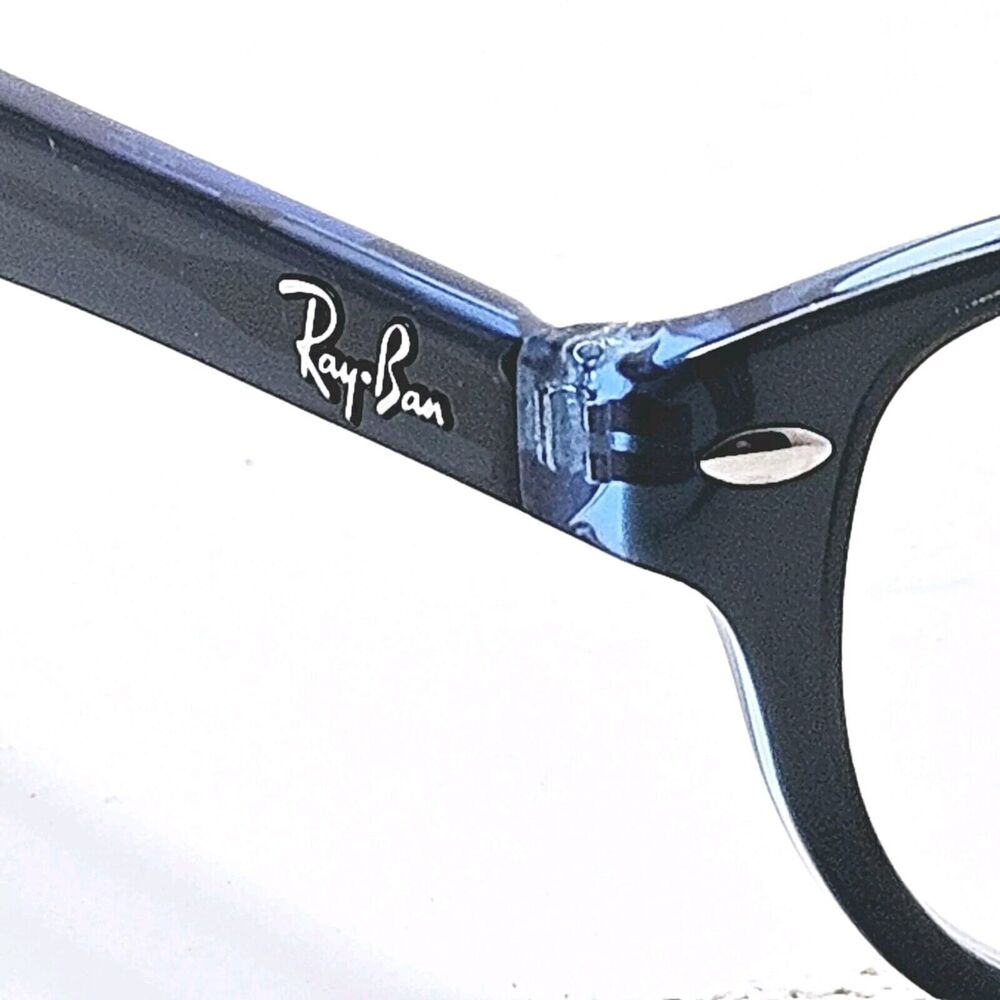 Ray-Ban RB1555 3667 Youth Eyeglasses Frame Blue Crystal Fade Flex 48-16-130